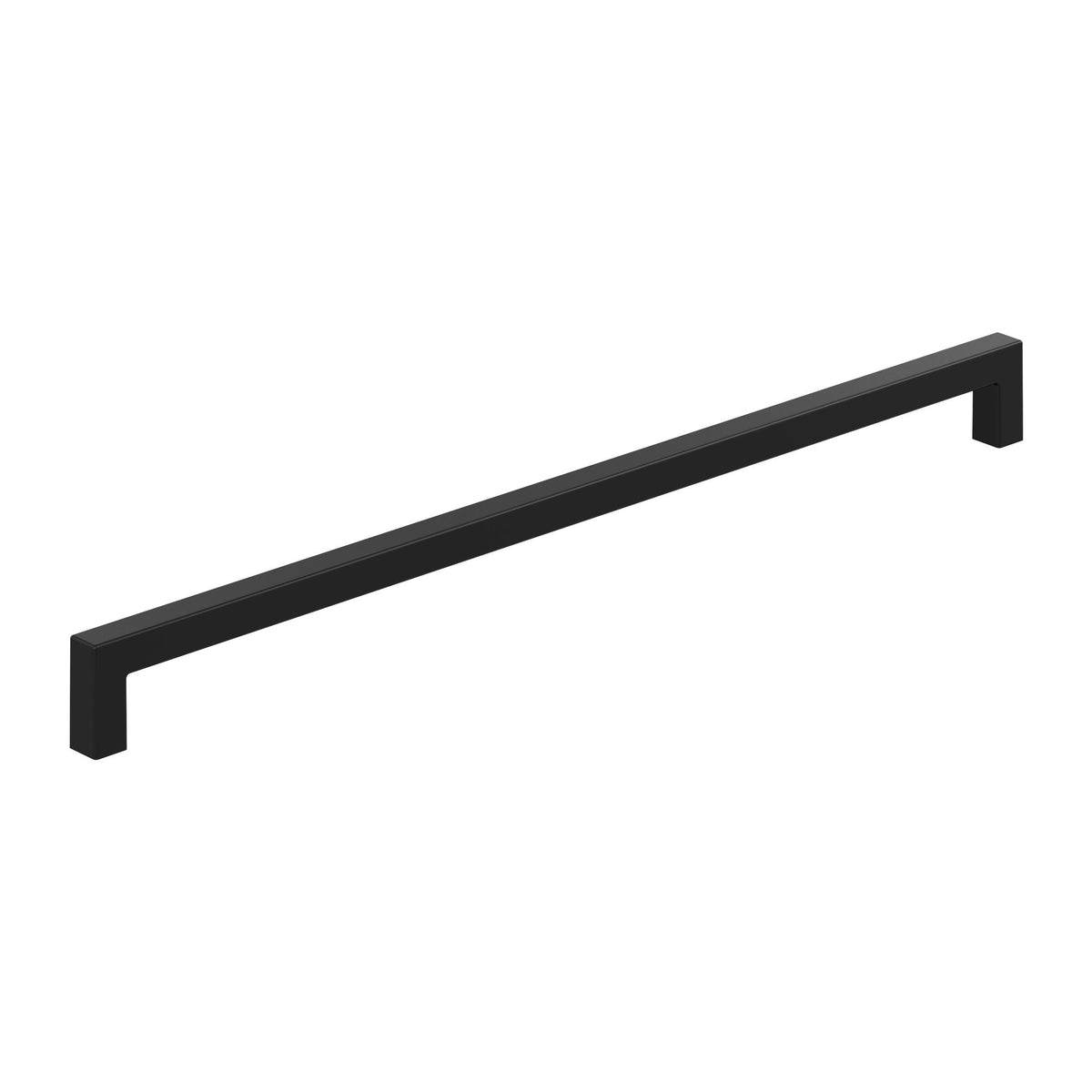 Amerock Monument Pull Matte Black 12-5/8 in. Center-to-Center