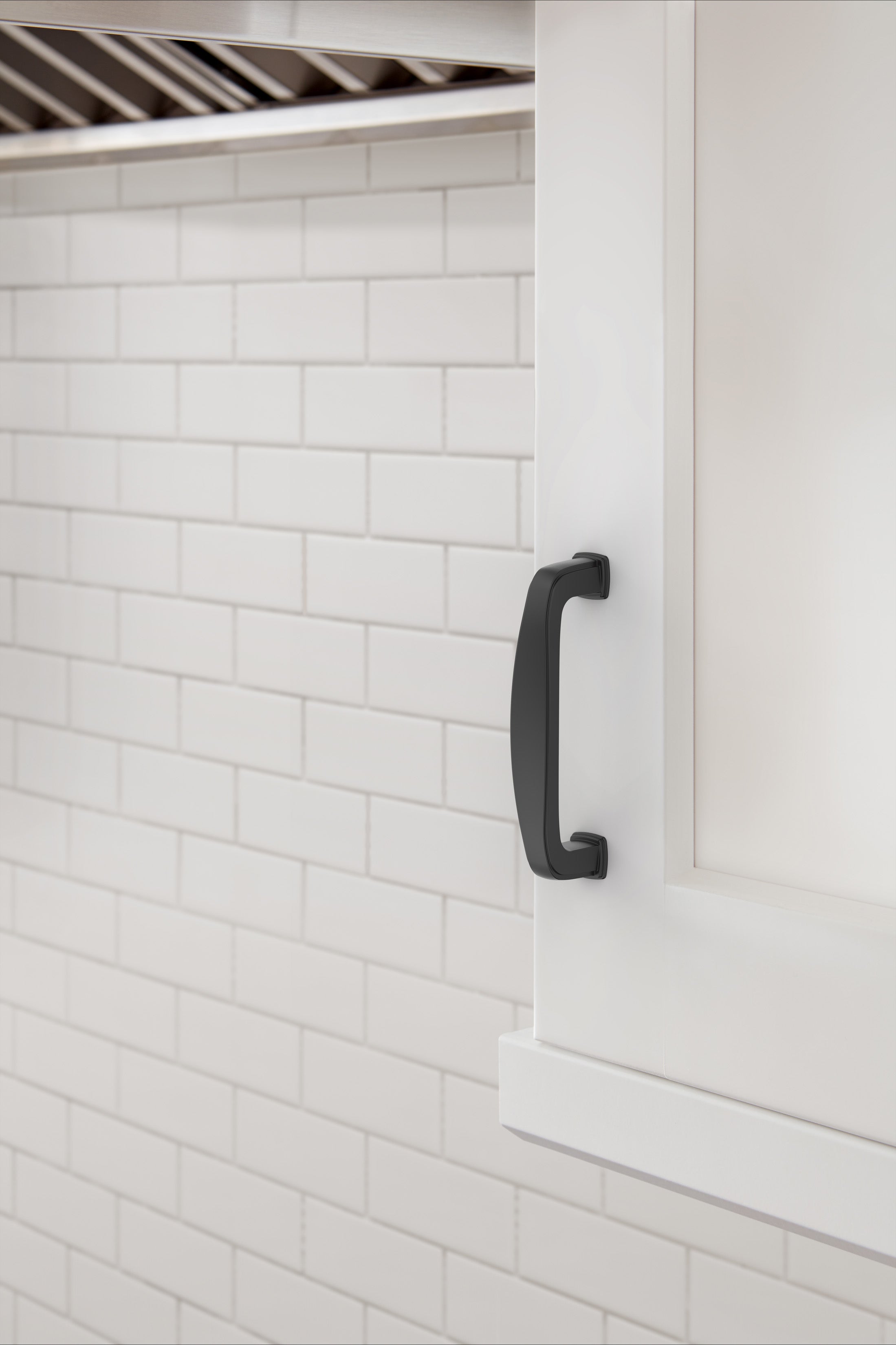 Amerock Franklin Pull  Matte Black 3" Center to Center