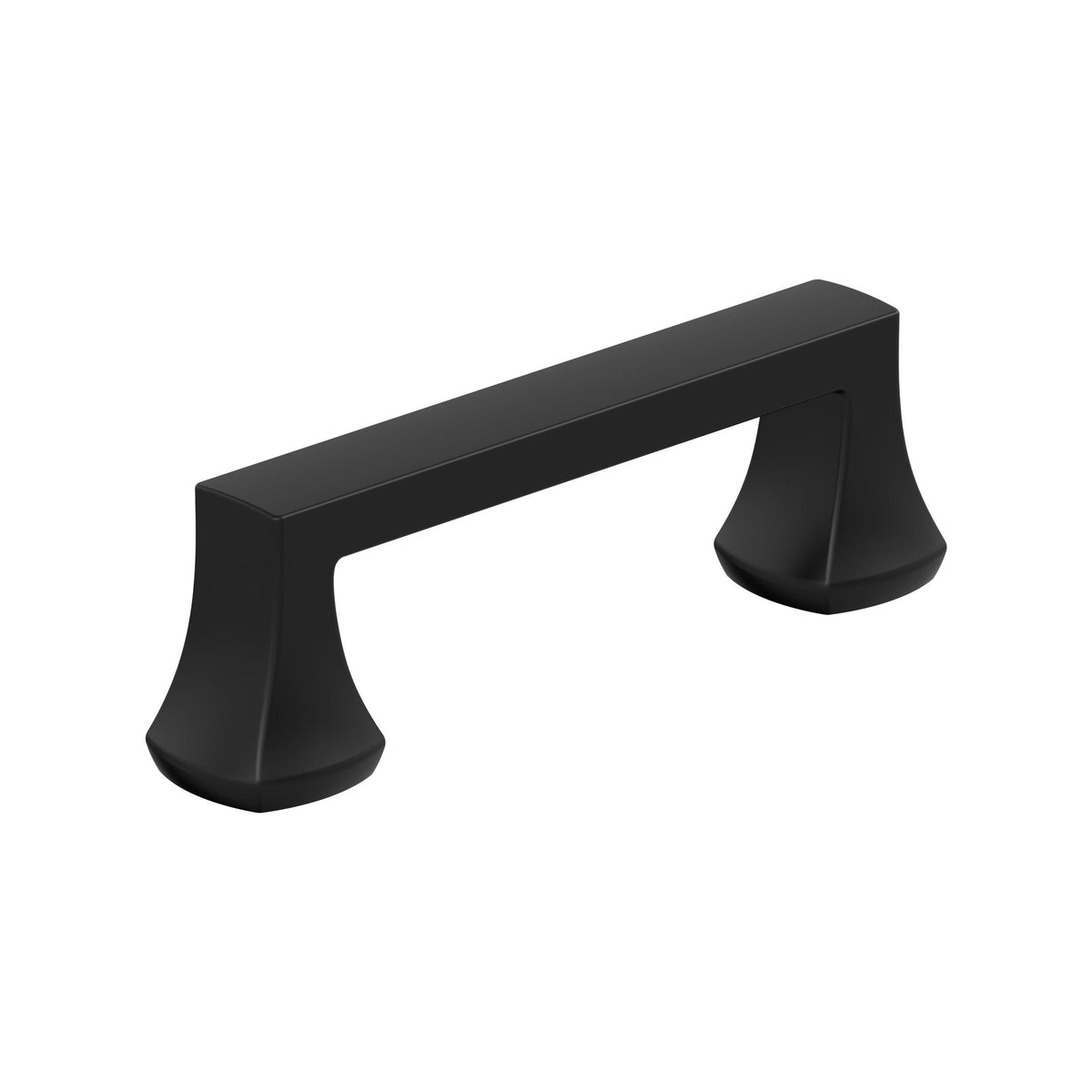 Amerock Hybridize Pull Matte Black 3 in. Center-to-Center