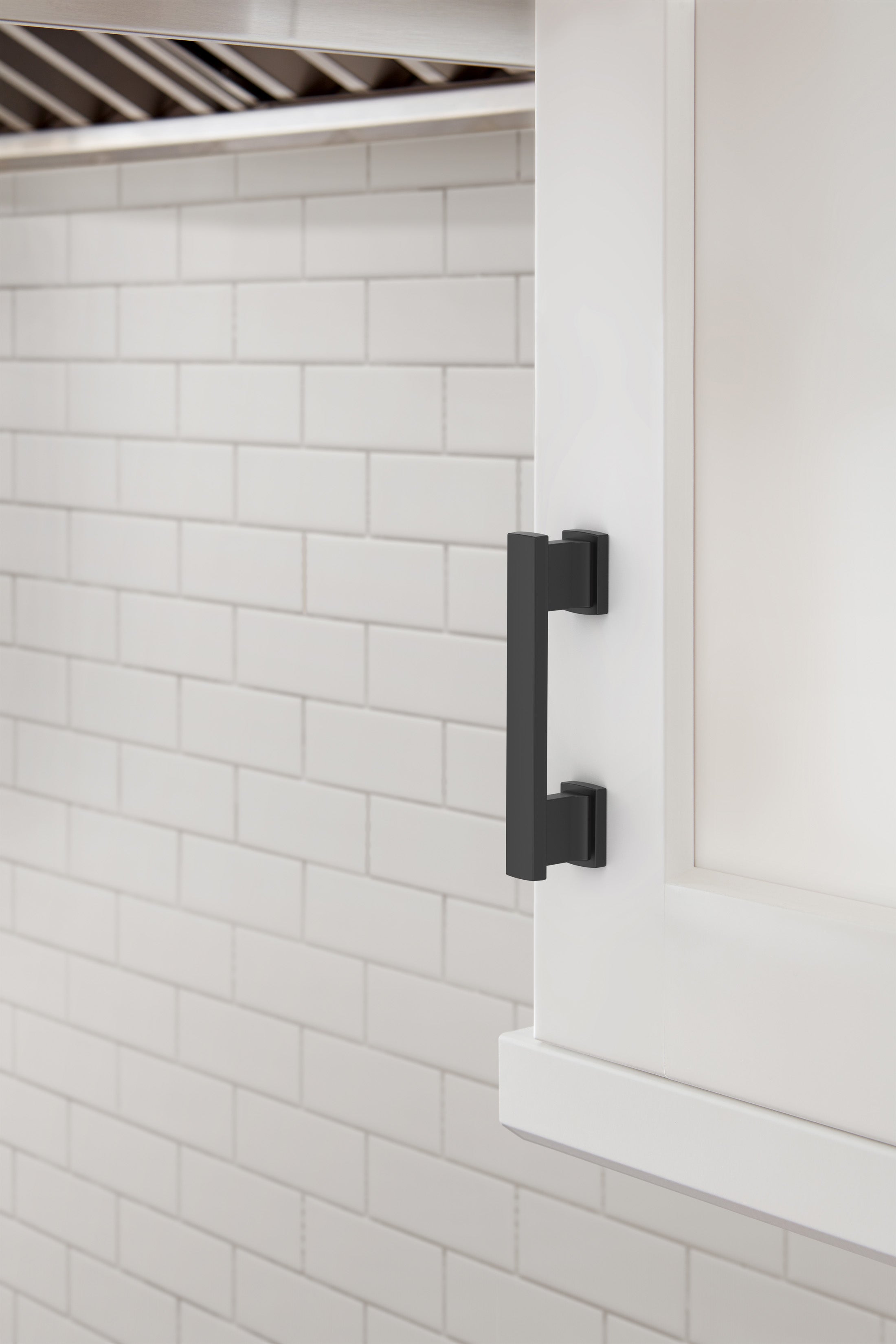 Amerock Triomphe Pull Matte Black 3" Center to Center