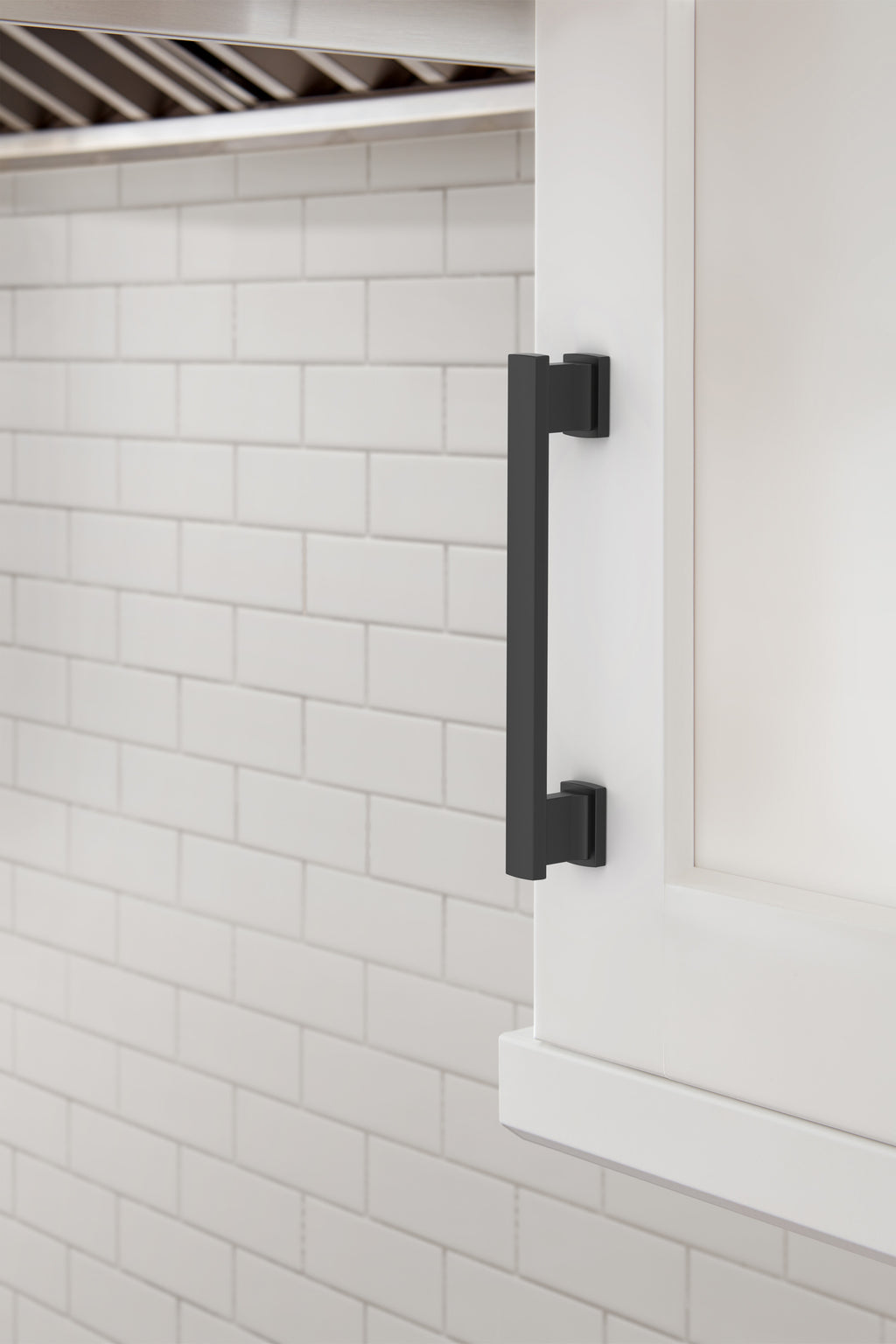 Amerock Triomphe Pull Matte Black 5-1/16" Center to Center