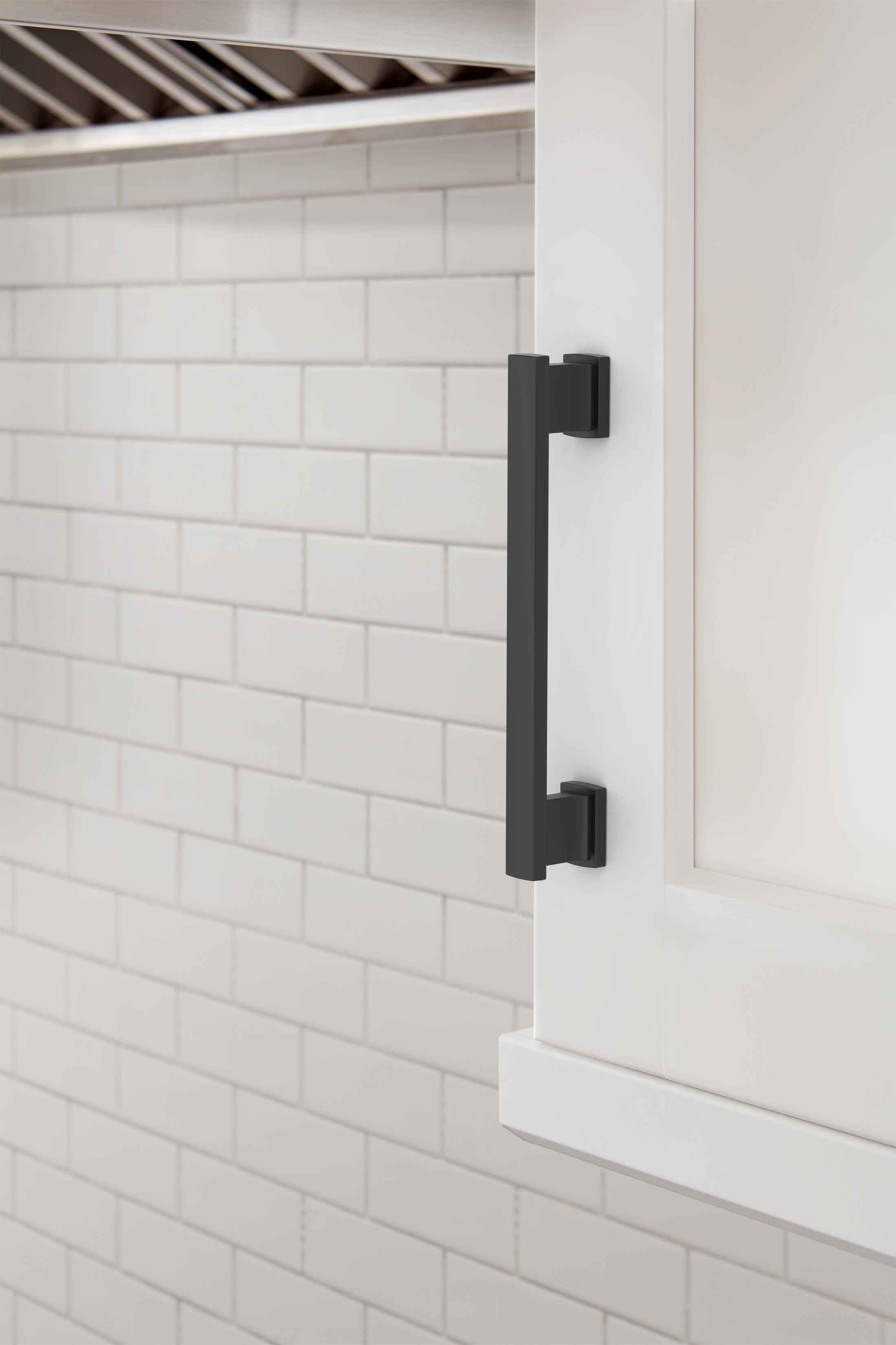 Amerock Triomphe Pull Matte Black 5-1/16" Center to Center
