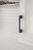 Amerock Cityscape Pull  Matte Black 3-3/4" Center to Center