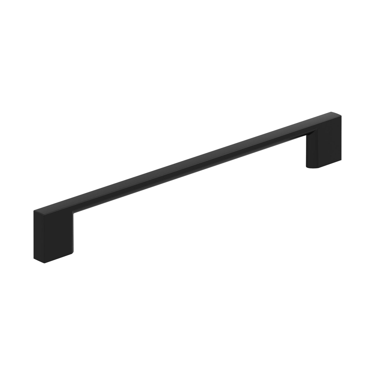 Amerock Cityscape Pull Matte Black 7-9/16 in. Center-to-Center