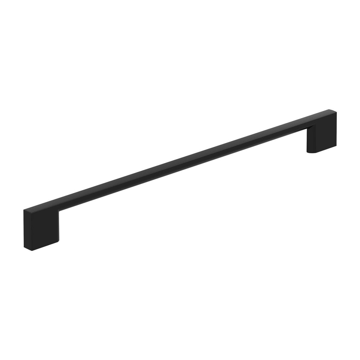 Amerock Cityscape Pull Matte Black 10-1/16 in. Center-to-Center