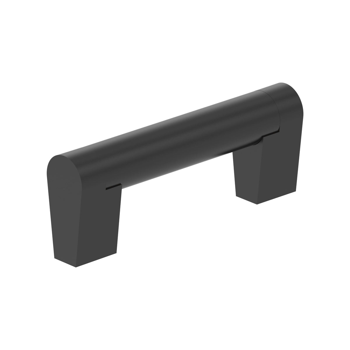 Amerock Composite Pull Matte Black 3 in. Center-to-Center