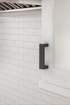 Amerock Augment Pull  Matte Black 3" Center to Center