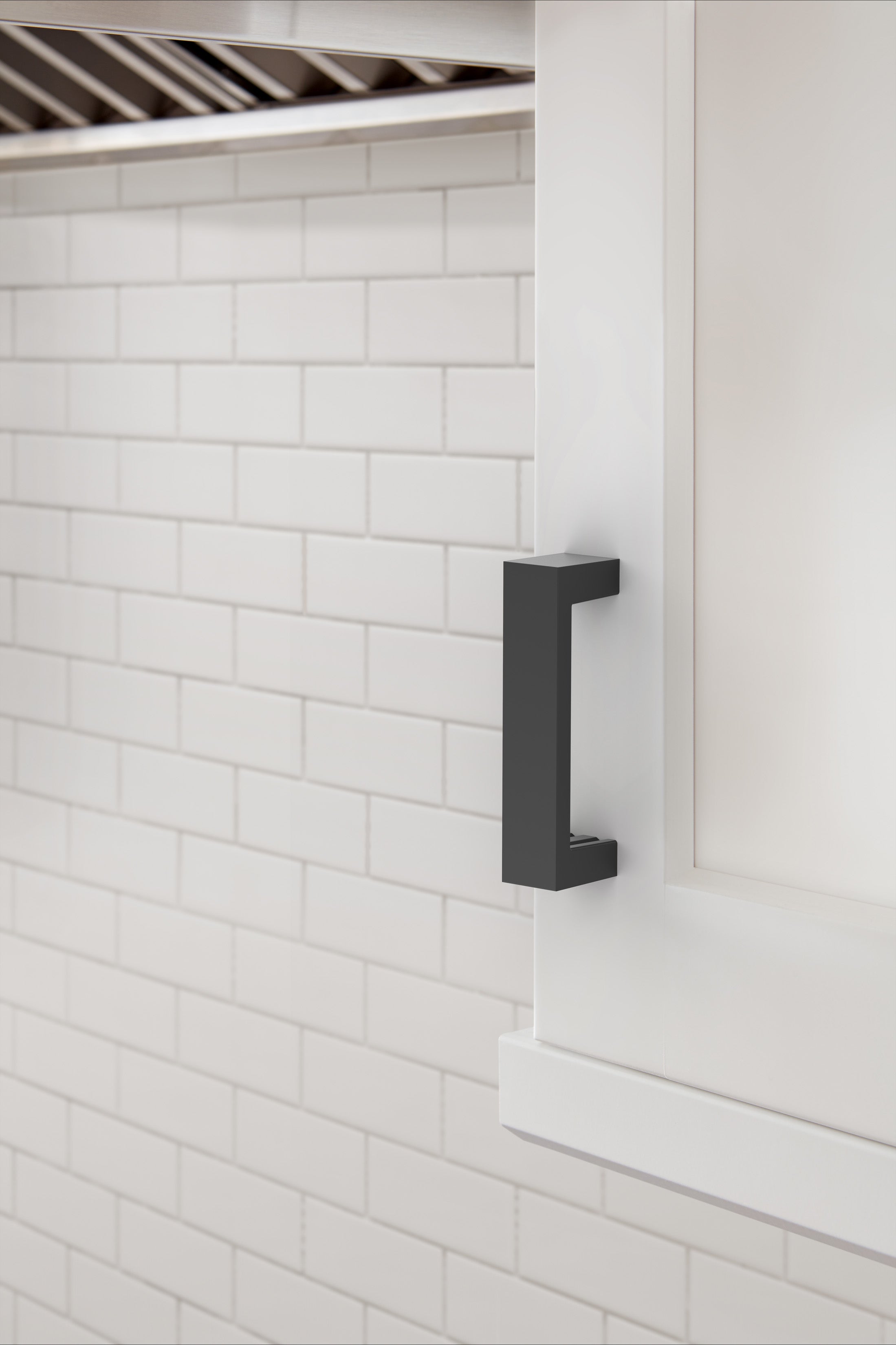 Amerock Augment Pull  Matte Black 3" Center to Center