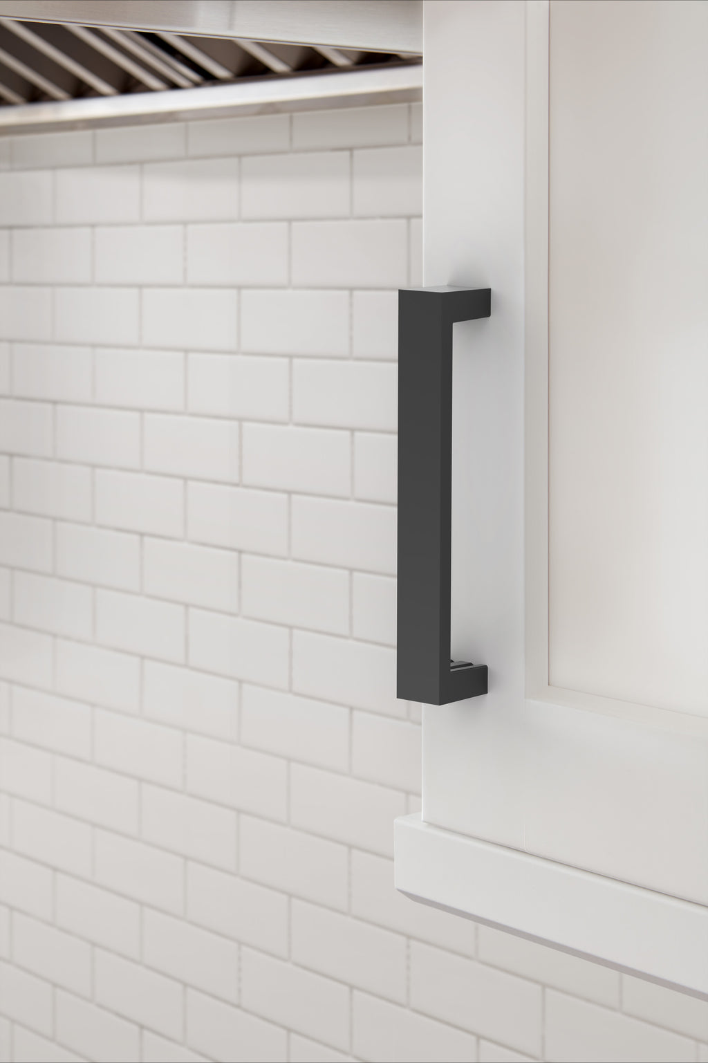 Amerock Augment Pull  Matte Black 5-1/16" Center to Center