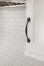 Amerock Fairfield Pull  Matte Black 3-3/4" Center to Center