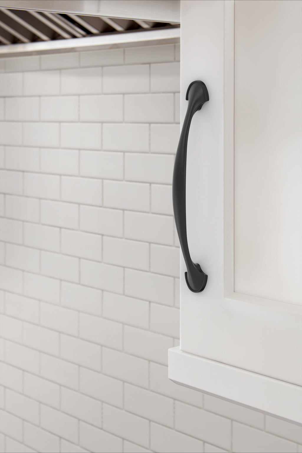 Amerock Fairfield Pull  Matte Black 5-1/16" Center to Center