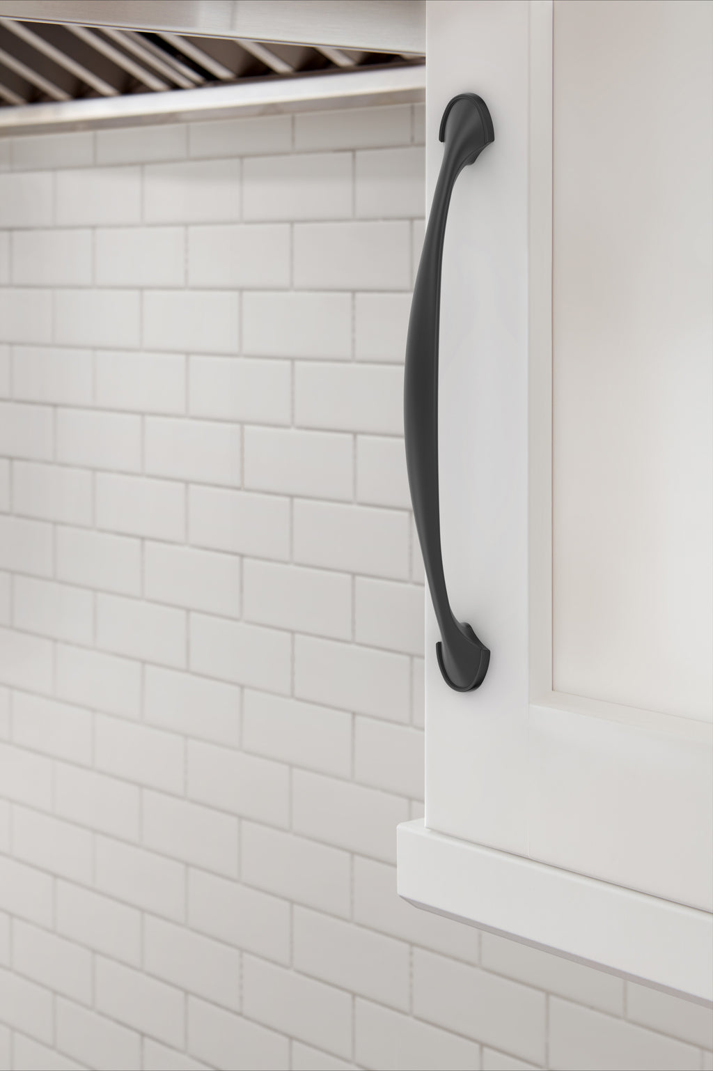 Amerock Fairfield Pull  Matte Black 6-5/16" Center to Center