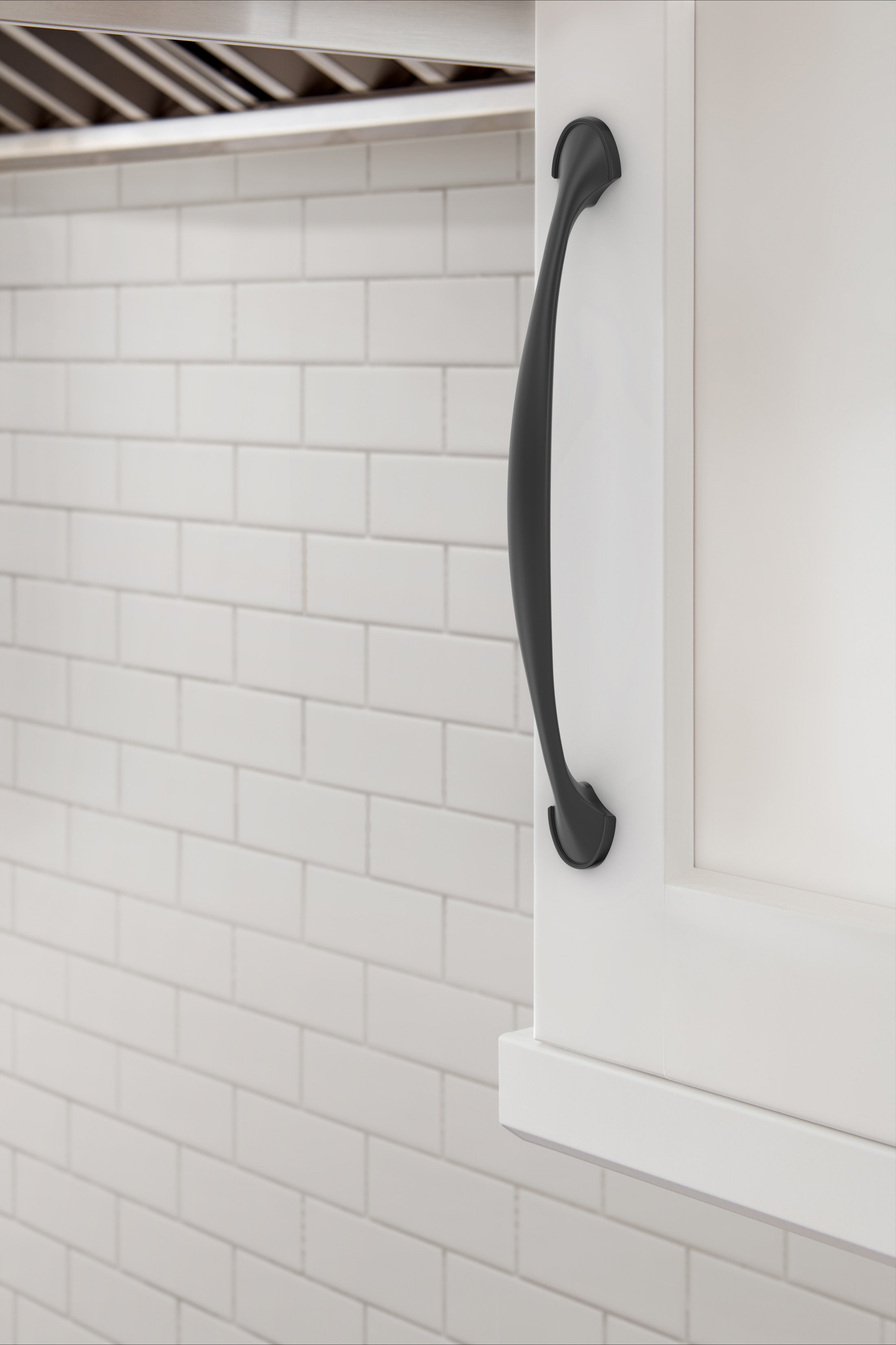 Amerock Fairfield Pull  Matte Black 6-5/16" Center to Center