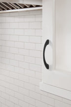 Amerock Vaile Pull Mattee Black 3-3/4" Center to Center