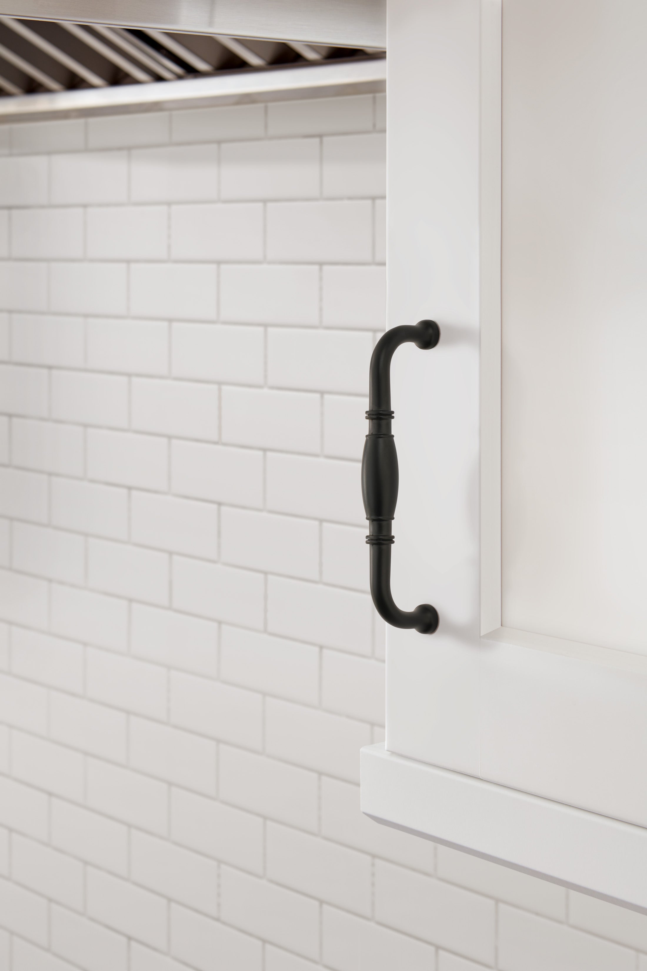 Amerock Granby Pull  Matte Black 5-1/16" Center to Center