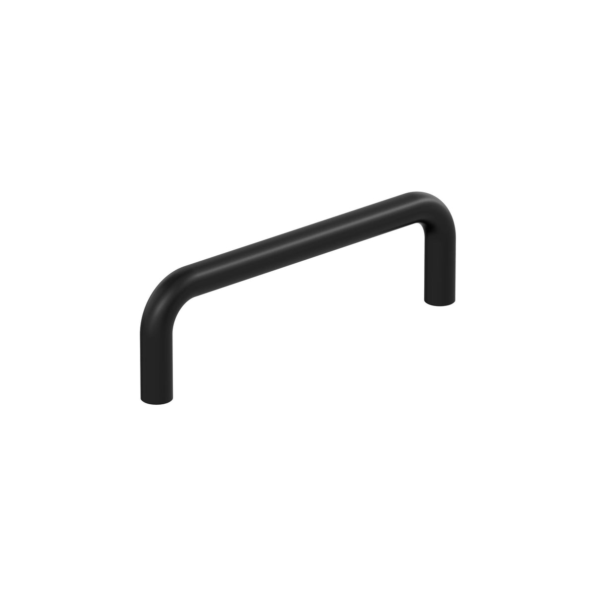 Amerock Wire Pull Matte Black 3-3/4 in. Center-to-Center, Mattee Black