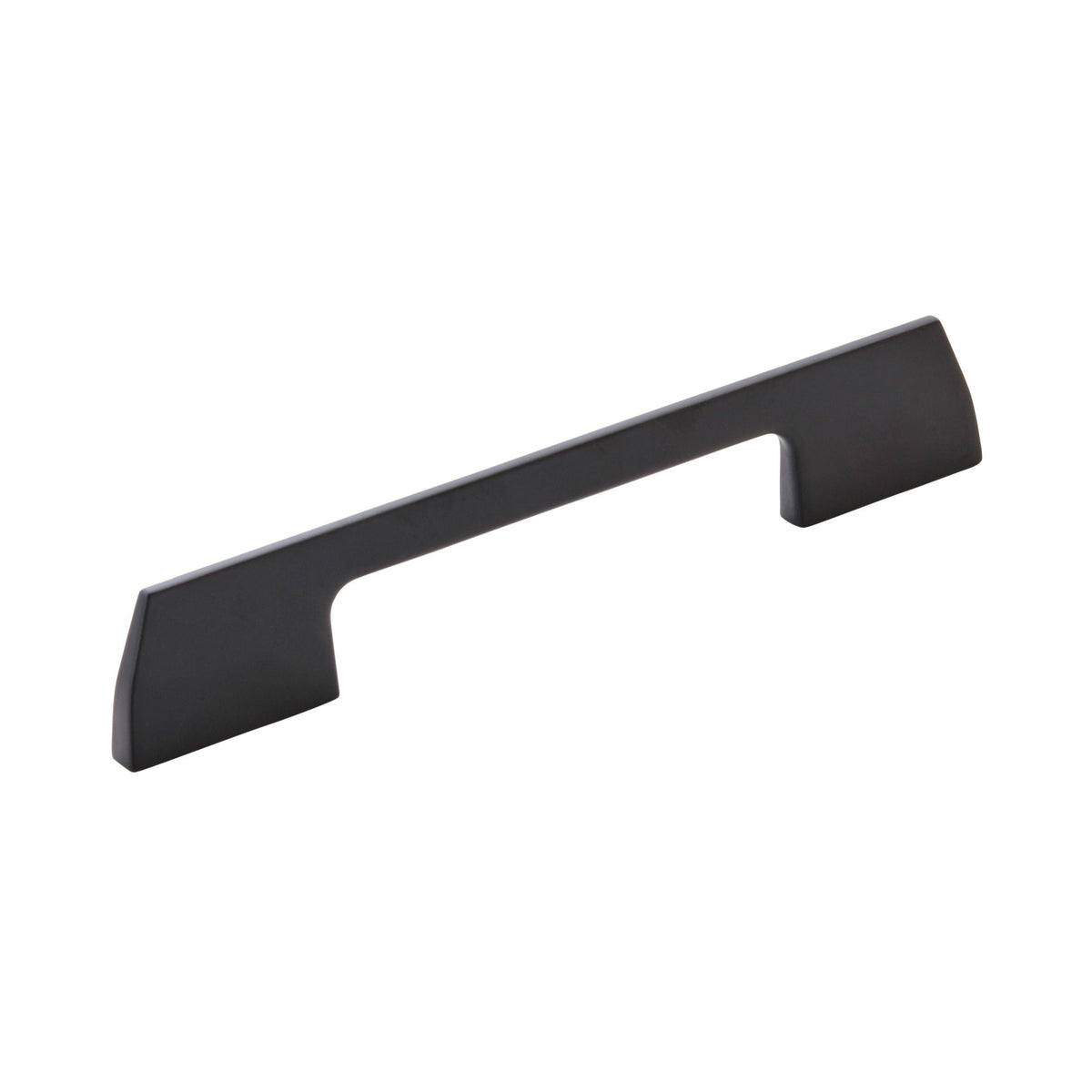 Amerock Angle Pull Matte Black 5-1/16 in. Center-to-Center