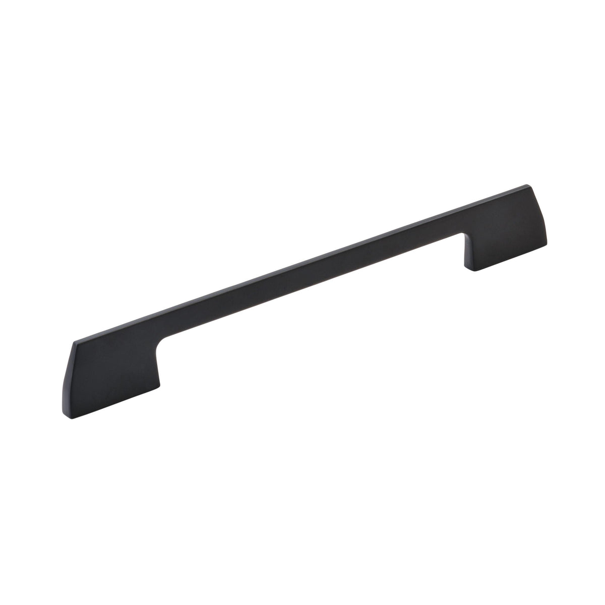 Amerock Angle Pull Matte Black 7-9/16 in. Center-to-Center