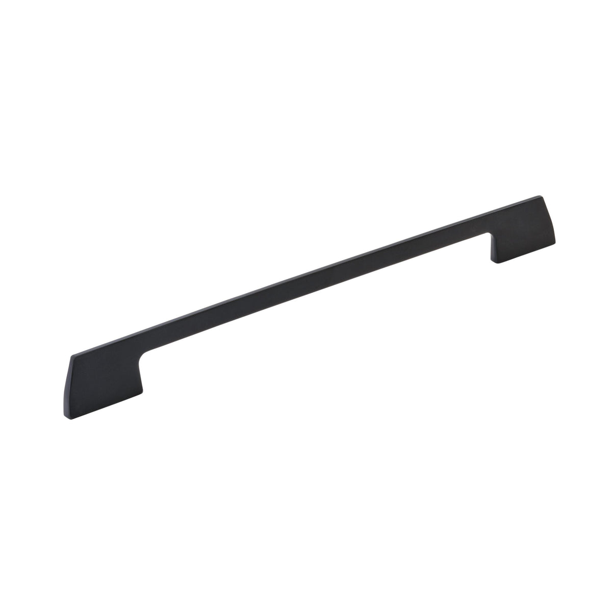 Amerock Angle Pull Matte Black 10-1/16 in. Center-to-Center