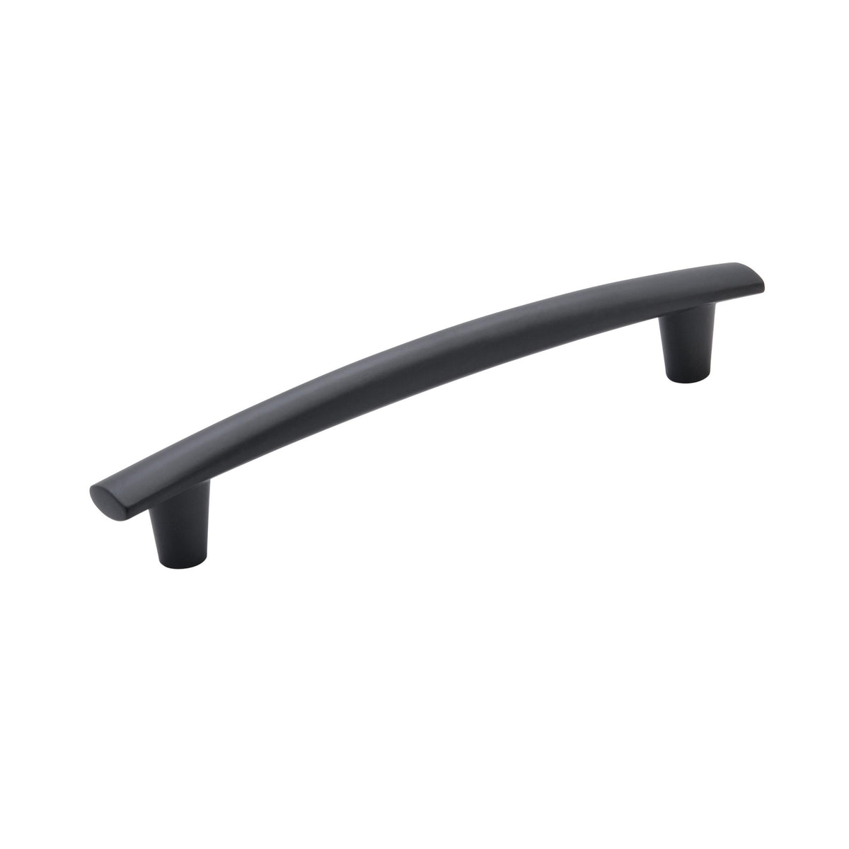 Amerock Willow Pull Matte Black 6-5/16 in. Center-to-Center, Mattee Black