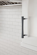 Amerock Pailou Pull Matte Black 5-1/16" Center to Center