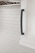 Amerock Rift Pull Matte Black 6-5/16" Center to Center