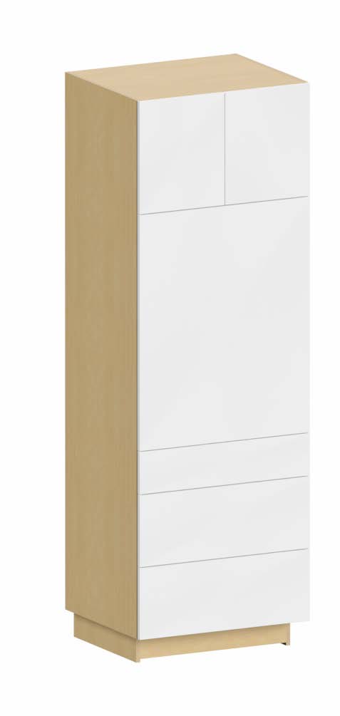 Oven Single Cabinet 24 W X 96 H X 24 D - Ovela Tuscany by Fabuwood