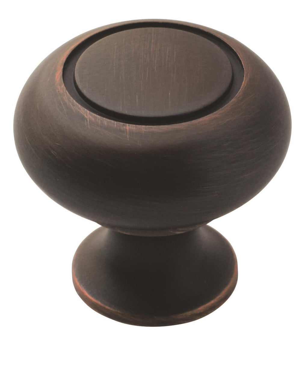 Amerock Everyday Heritage Mushroom Knob Oil-Rubbed Bronze 1-1/4" Diameter