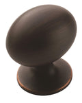 Amerock Everyday Heritage Oval Knob, Oil-Rubbed Bronze