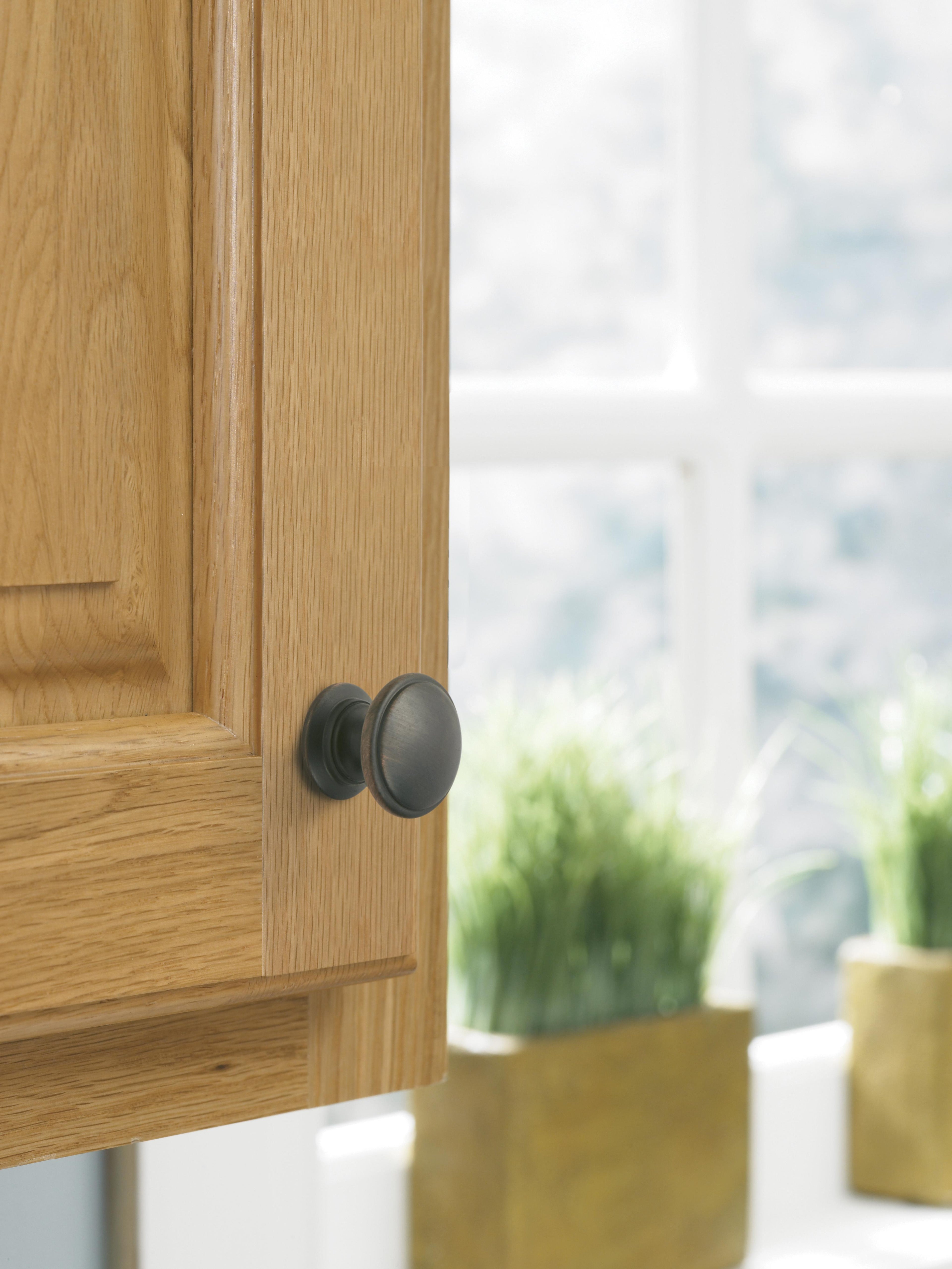Amerock Ravino Knob 1-1/4" Diameter, Oil-Rubbed Bronze