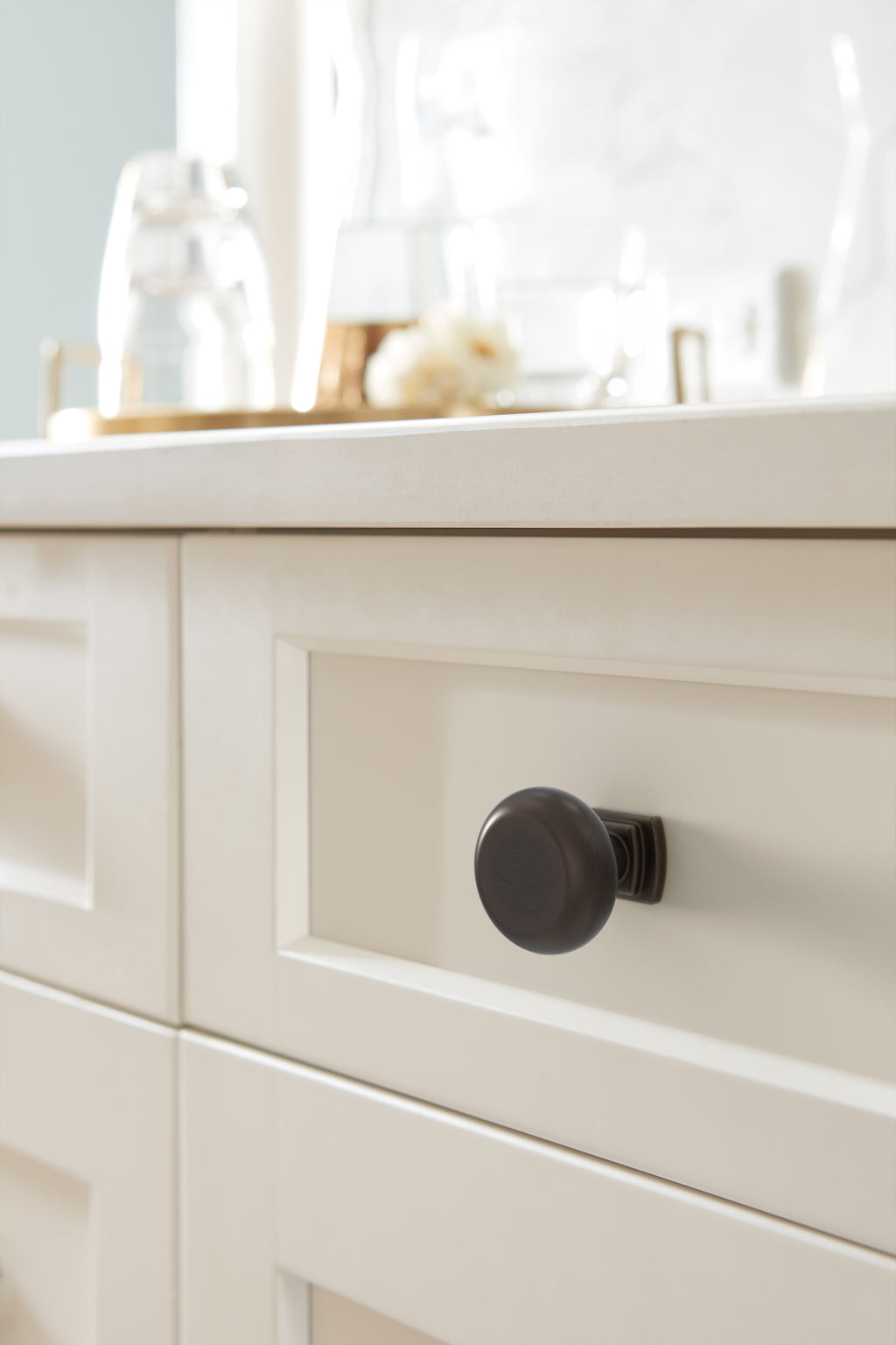 Amerock Surpass Knob 1-1/4" Diameter, Oil-Rubbed Bronze