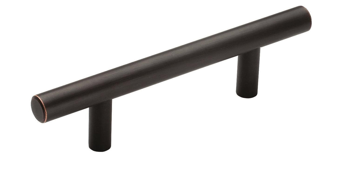 Amerock Bar Pull 3 in. Center-to-Center Oil Rubbed Bronze, Oil-Rubbed Bronze