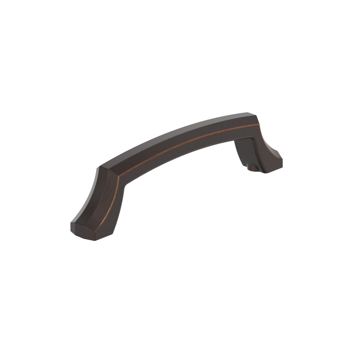 Amerock Bellamy Pull 3-3/4 in. Center-to-Center, Oil Rubbed Bronze, Oil-Rubbed Bronze