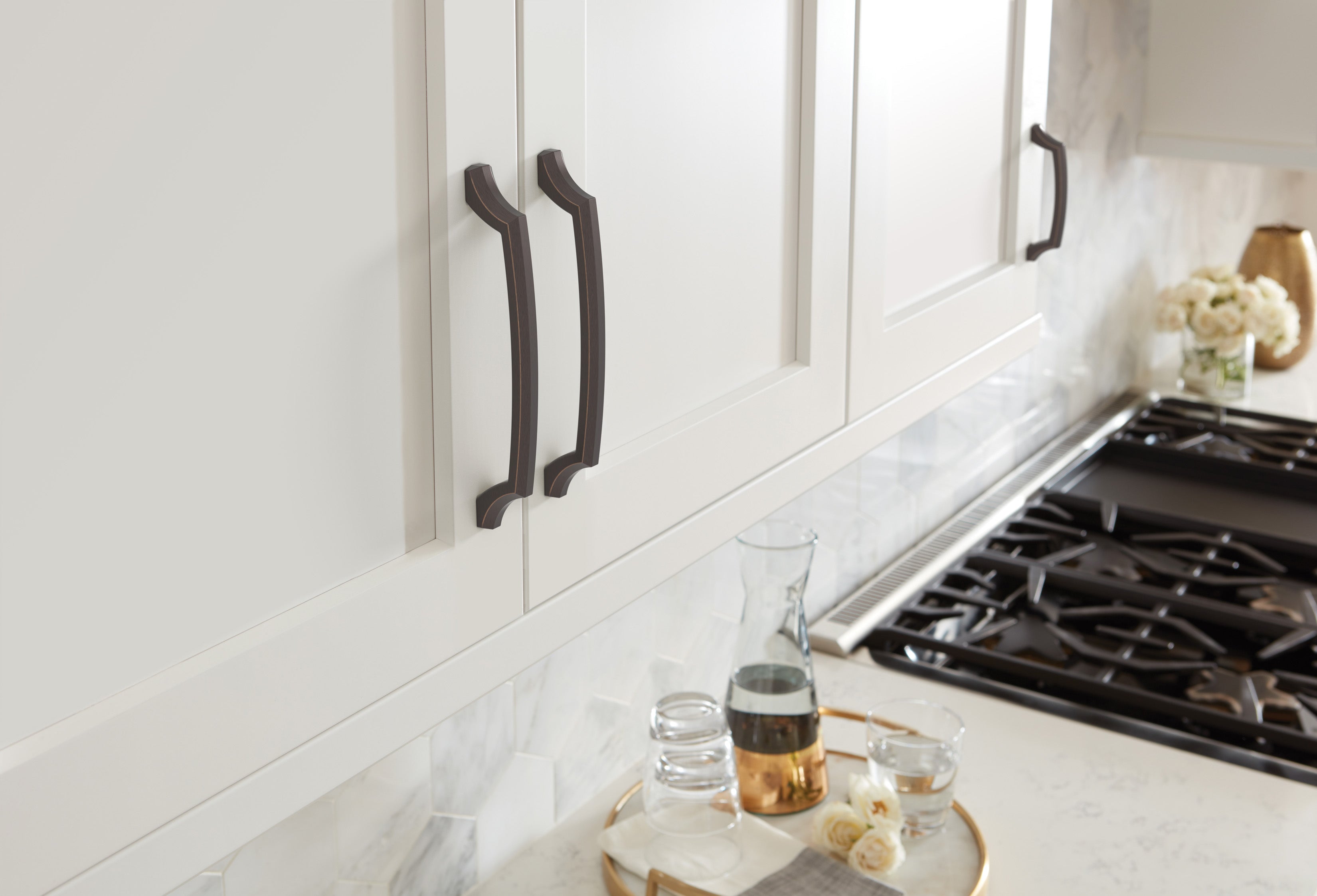 Amerock Bellamy Pull 6-5/16" Center To Center, Oil-Rubbed Bronze