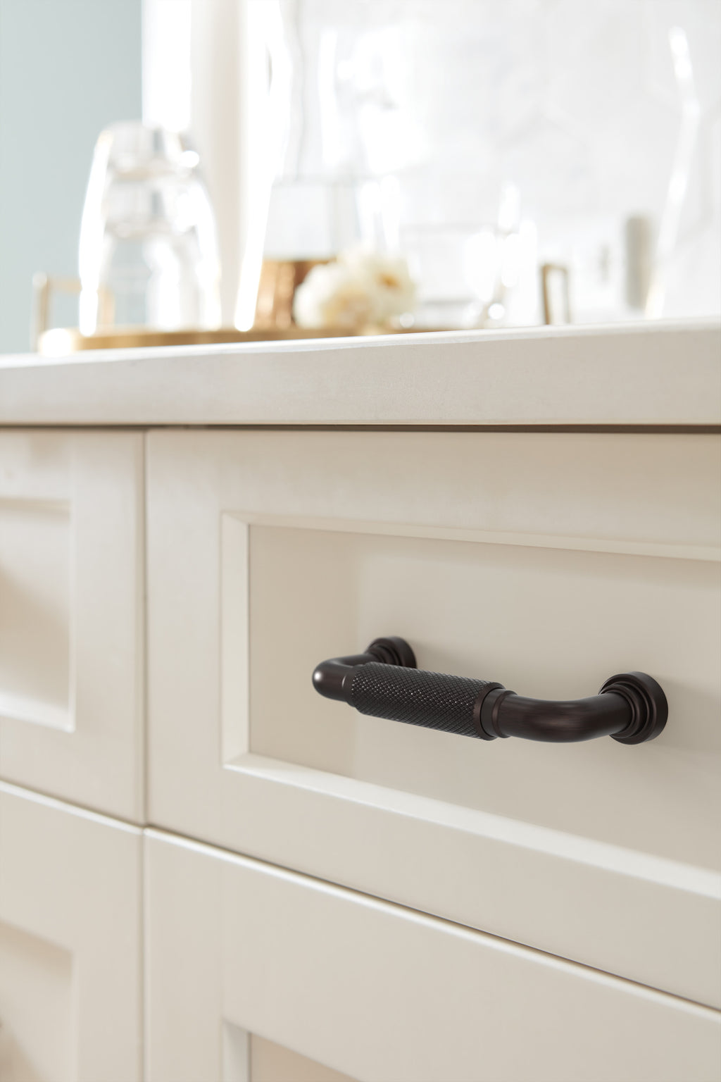 Amerock Collet Pull 3" Center To Center, Oil-Rubbed Bronze
