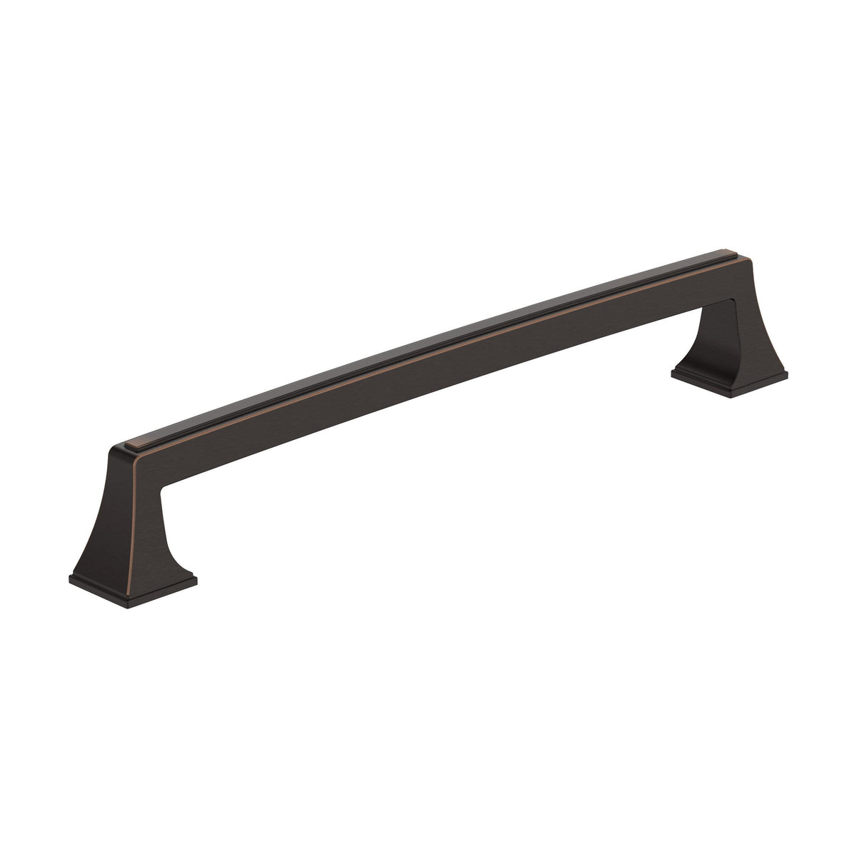 Amerock Mulholland Pull Oil Rubbed Bronze 8 in. Center-to-Center, Oil-Rubbed Bronze
