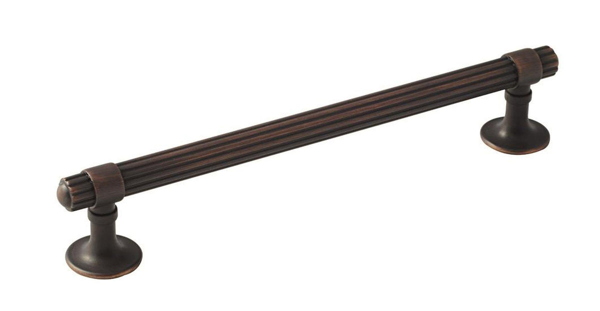 Amerock Sea Grass Pull Oil Rubbed Bronze 6-5/16 in. Center-to-Center, Oil-Rubbed Bronze
