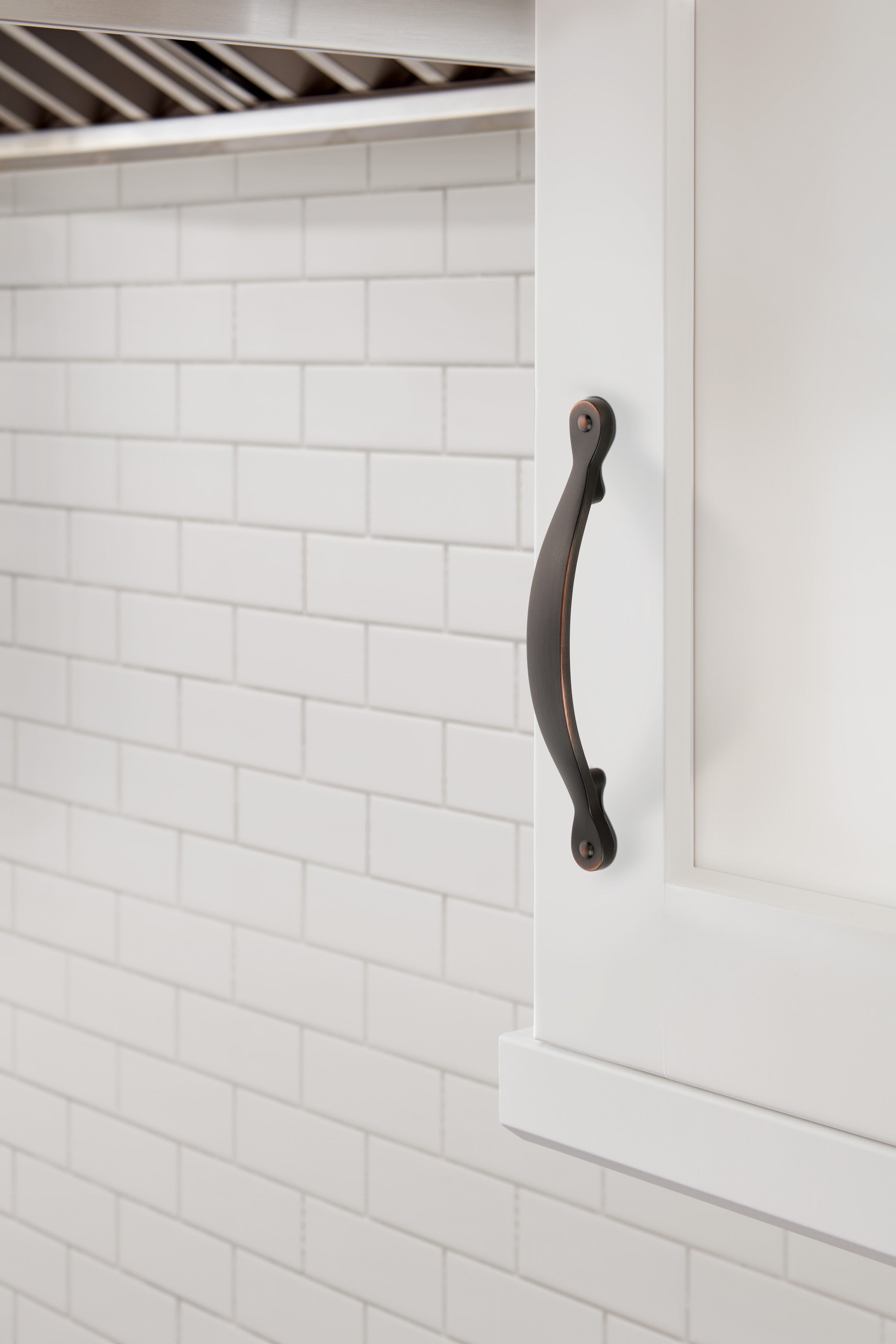 Amerock Inspirations Pull  Oil-Rubbed Bronze 3-3/4" Center to Center