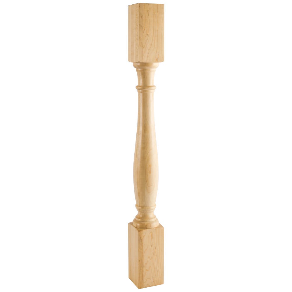 Hardware Resources Turned Post Cherry 42" Length 6" Width