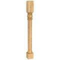 Hardware Resources Columnar Art Nouveau Post Alder 35-1/2" Length 3-1/2" Width