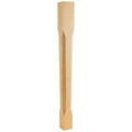 Hardware Resources 3-1/2" Square X 35-1/2" Tapered Chamfered Post, Hard Maple