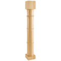 Hardware Resources Bamboo Post Cherry 35-1/2" Length 3-1/2" Diameter