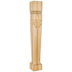 Hardware Resources Bull Nose Fleur-de-Lis Post