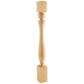 Hardware Resources Sphere Turned Post White Birch 42" Length 5" Width
