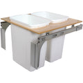 KV Standard Top-Mount Door-Mount Wate Pull-out, 35 Quart, 21"