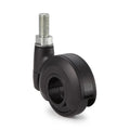 Sugatsune Threaded Bolt Type Caster Black