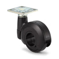 Sugatsune Plate Type Caster Black