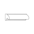 Small Rope Half Round Lineal, 1''w x 1/2''d x 8' length Maple