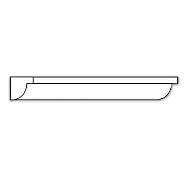 Small Scrolled Corbel(Sold 4 per card), 2''w x 3 3/4''h x 1 1/4''d Cherry