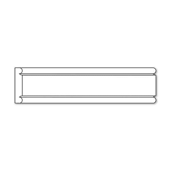Small Plume Corner, 4''w x 4 ''h x 5/8''d Lindenwood